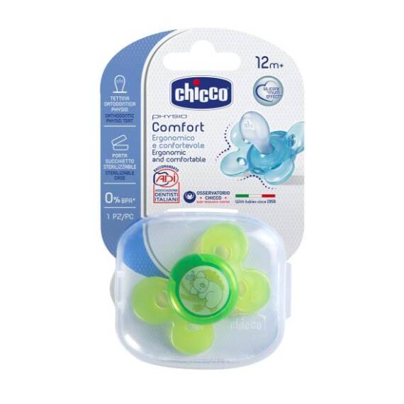 Chicco Soother PH Comfort Night silikon 12 ay+ N1 - 1