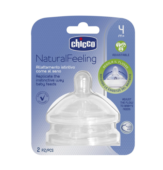 Chicco Teat Stepup yeni tənzimlənən 4 ay+ N2 - 1