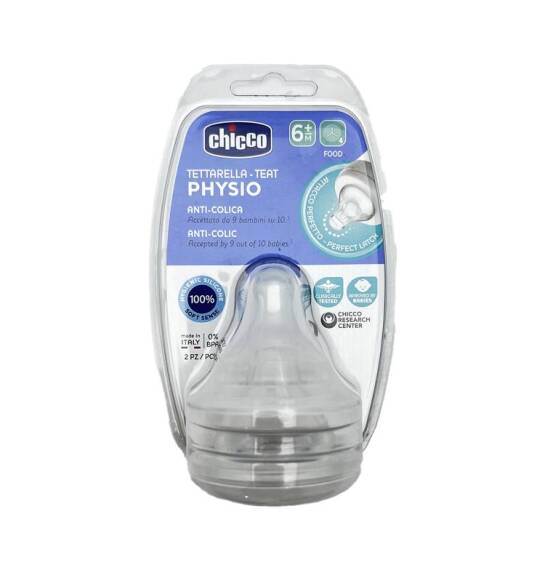 Chicco Teats Perfect5 silikon qidalanma 6 ay+ N2 - 1