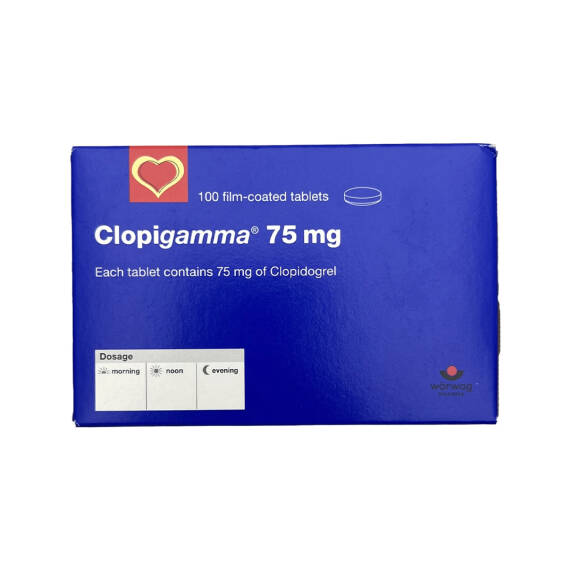 CLOPIGAMMA 75MG N100 TB - 1