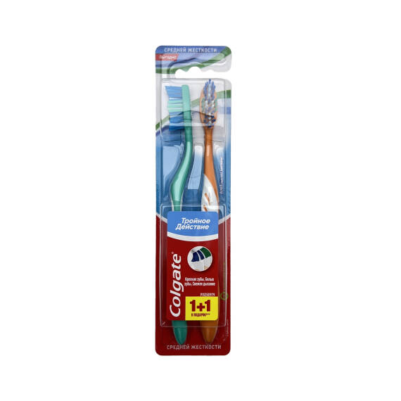 COLGATE 7767 TRIPLE ACTION MED 1+1 D/F - 1