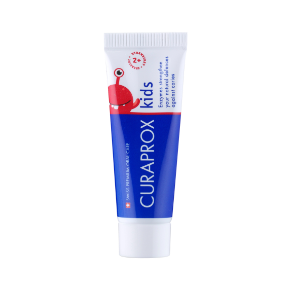 Curaprox PPM F Çiyələkli uşaq diş məcunu 60 ml - 1