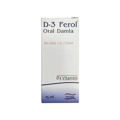 D-3 FEROL ORAL DAMLA 50 000 I.U.15ML - 