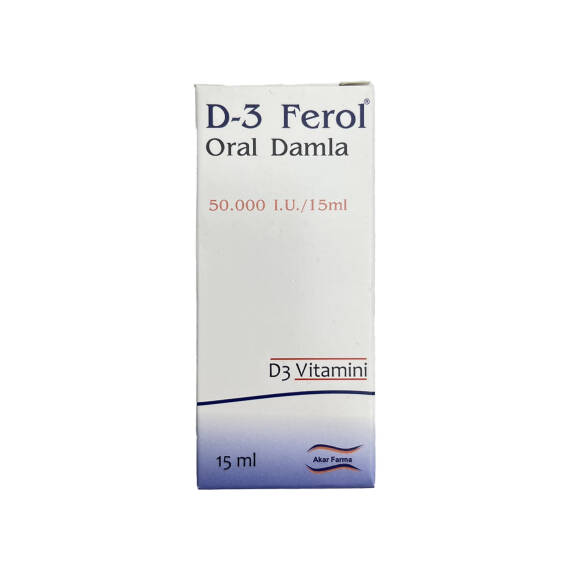 D-3 FEROL ORAL DAMLA 50 000 I.U.15ML - 1