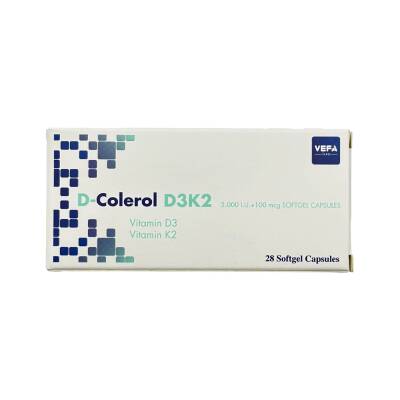 D-Kolerol D3/K2 5000 İU+100 mcg N28 cap - 