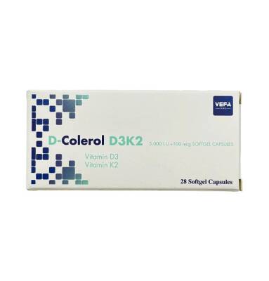 D-Kolerol D3/K2 5000 İU+100 mcg N28 cap - 