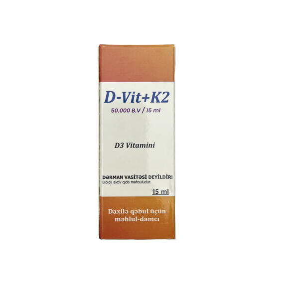 D-Vit 3+K2 15 ml Damla - 1