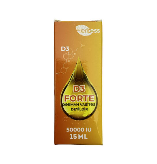 D3 FORTE VIT (50000) 15ML DAMLA - 1