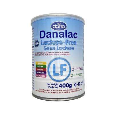 DANALAC LACTOSE FREE INFANT FORMULA 400GR 0-12AY 0026 - DANALAC