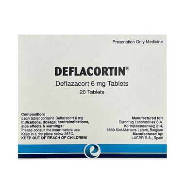 DEFLAKORTIN 6MG N20 TAB - 