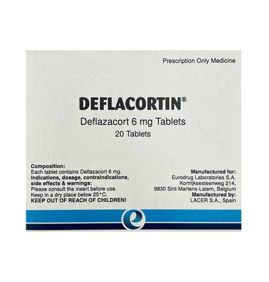 DEFLAKORTIN 6MG N20 TAB - 1