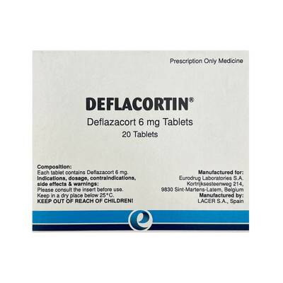 DEFLAKORTIN 6MG N20 TAB - 