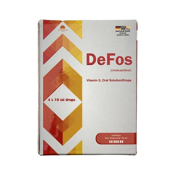 Defos 50000 Vit D3 4X10 ml damla - 1