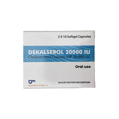 DEKALSEROL 20000IU N20 KAPS - 