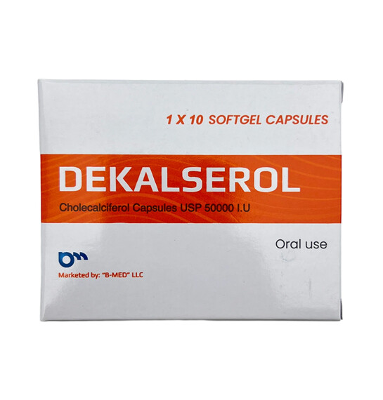 DEKALSEROL 50000 I.U N10 KAPS - 