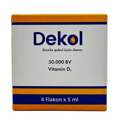 Dekol 50000 I.U. 5 ml N4 flakon - 
