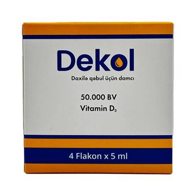 Dekol 50000 I.u. 5 ml N4 Flakon - 