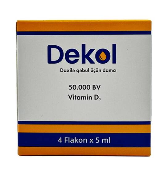 Dekol 50000 I.U. 5 ml N4 flakon - 1