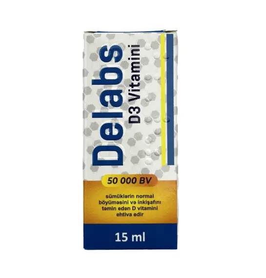 Delabs 50000 I.U. 15 ml damla - 1