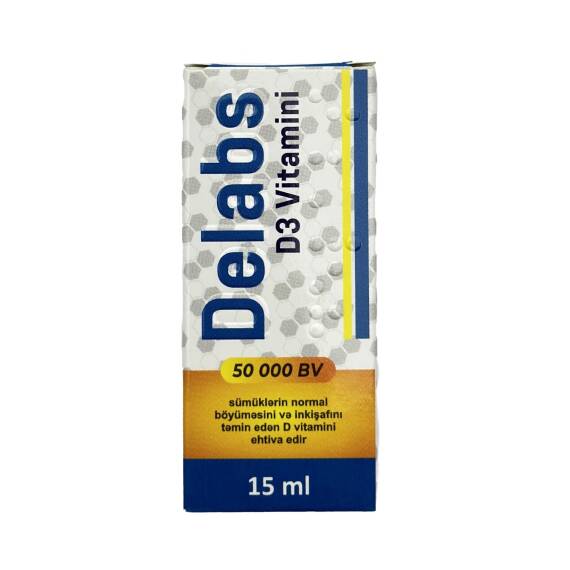 Delabs 50000 I.U. 15 ml damla - 1