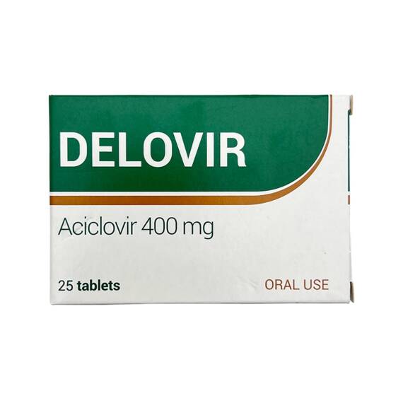 DELOVIR 400MG N25 TB - 1