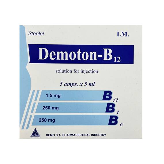 DEMOTON-B12 5ML N5 AMP - 1