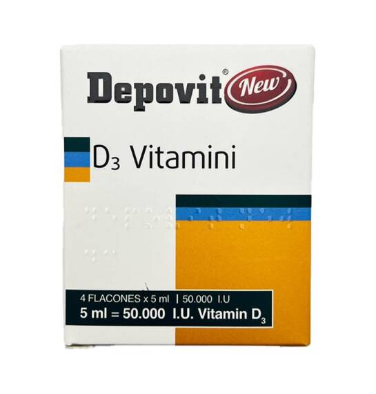 Depovit New 50000 IU 5ml N4 flk - 1