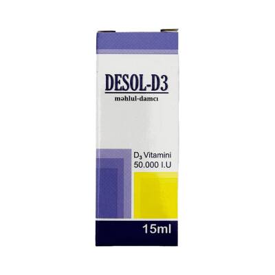 Desol-D3 50000 I.U. 15 ml damla - 