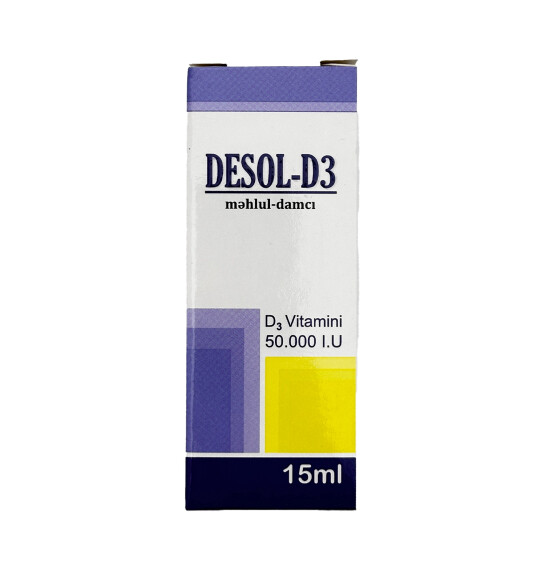 Desol-D3 50000 I.U. 15 ml damla - 