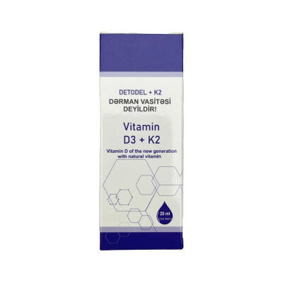 DETODEL D3 K2 20ML DAMLA - 