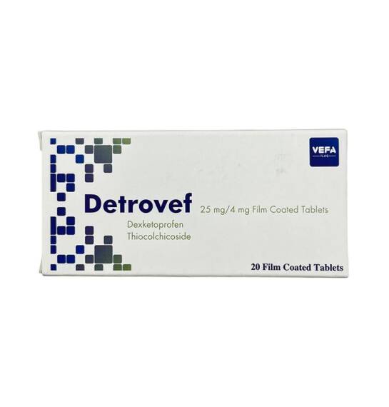 DETROVEF 25MG/4MG N20 TAB - 1