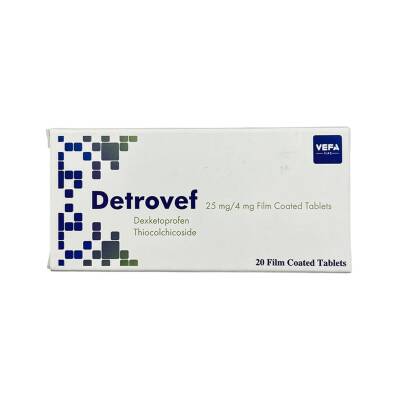 Detrovef 25MG/4MG N20 Tab - 1