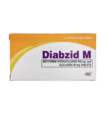 DIABZID M 500/80MG N30 TB - 