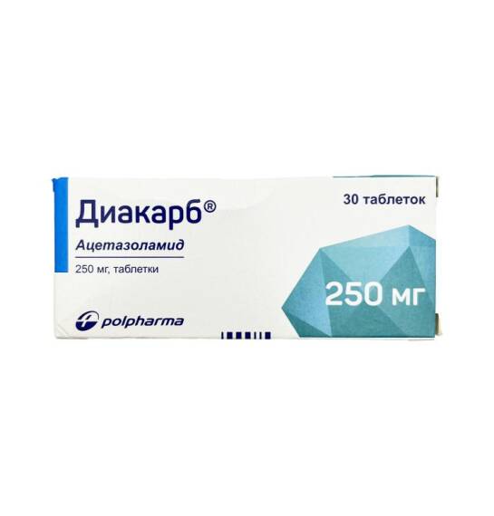 Diakarb 250 mq N30 tablet - 1