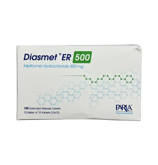 DIASMET ER 500MG N100 TB - 1