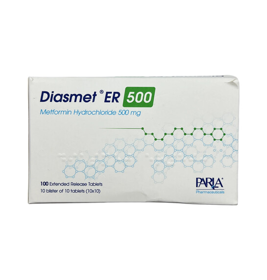 DIASMET ER 500MG N100 TB - 