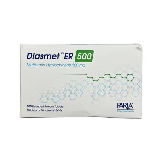 DIASMET ER 500MG N100 TB - 1