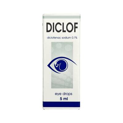 Diklof 0,1% 5 ml göz damlası - 