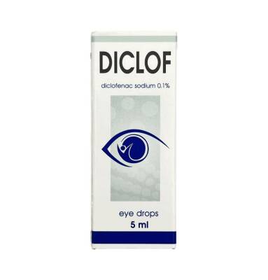Diklof 0,1% 5 ml göz damlası - 