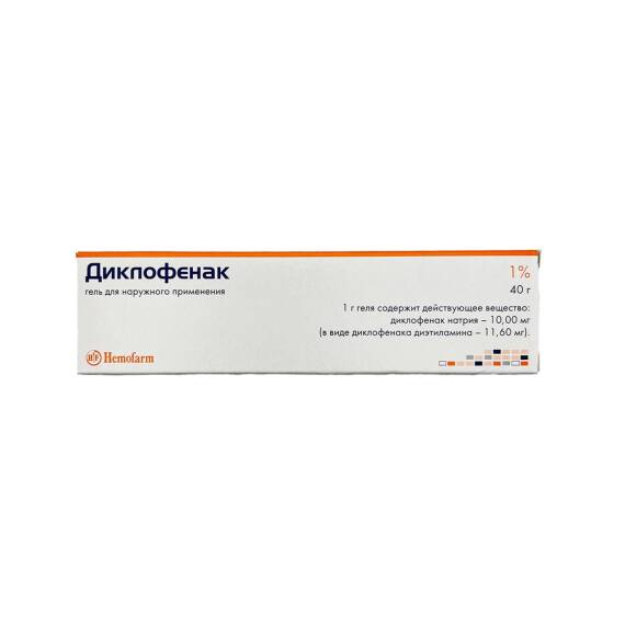 DIKLOFENAK 11,6MG 40GR GEL (SERB) - 1