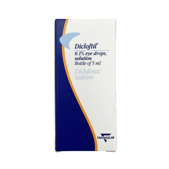 Dikloftil 0, 1 % 5 ml Göz Damlası - 1