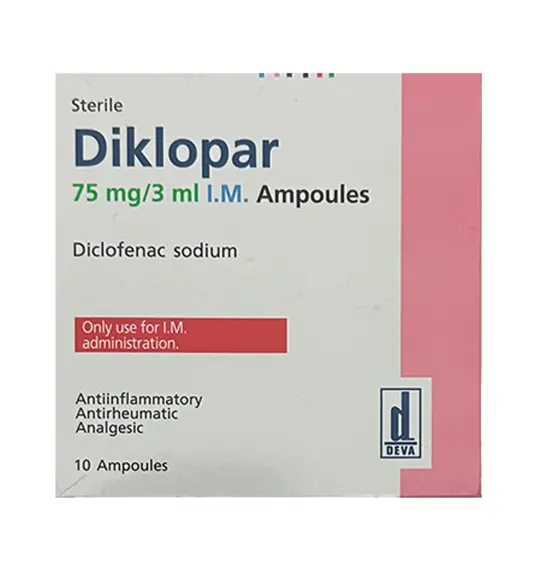Diklopar 75 mq /3 ml N10 ampul - 1