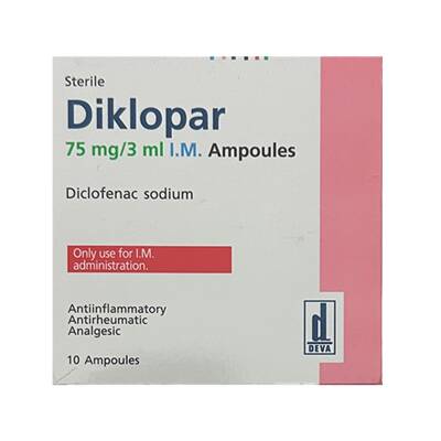 DIKLORON 75MG 3ML N10 AMP - 
