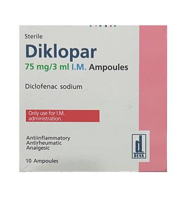 DIKLORON 75MG 3ML N10 AMP - 