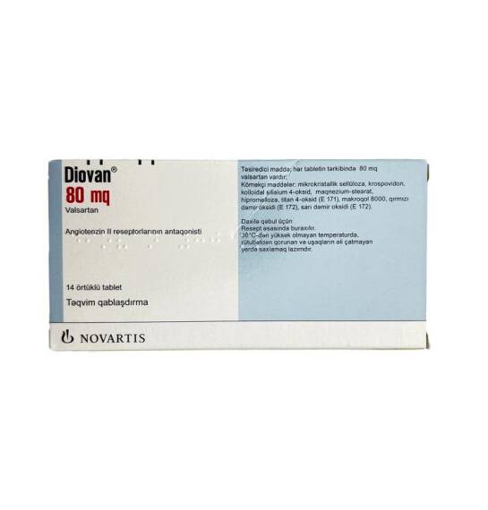 Diovan 80 mq N14 tablet - 1