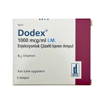 Dodex 1 ml 1000 Mcg 5 Ampul - 
