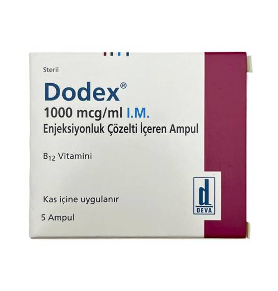 DODEX 1 ML 1000 MCG 5 AMPUL - 1