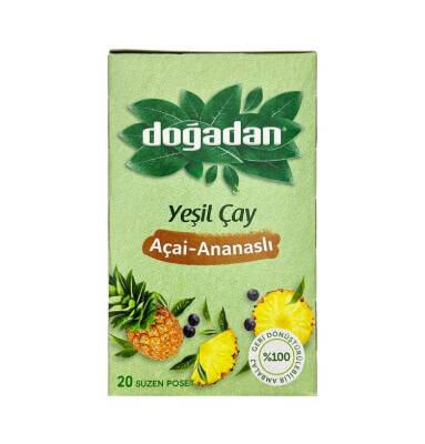 Doğadan Açai-Ananaslı Yaşıl çay N20 - DOGADAN