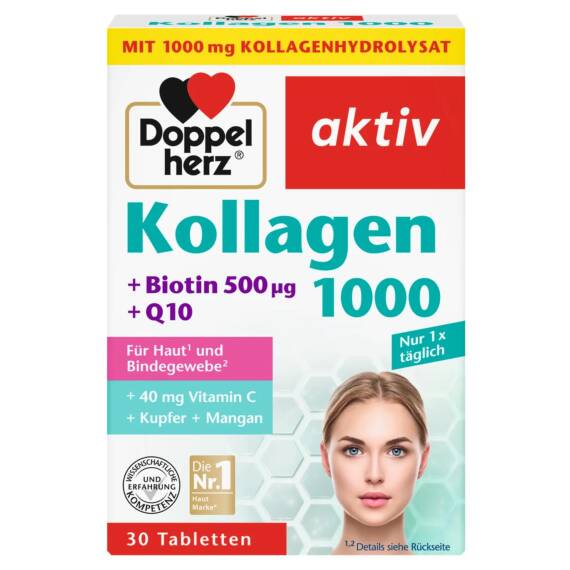 DOPPEL HERZ COLLAGEN 1000MG N30 TB - 1
