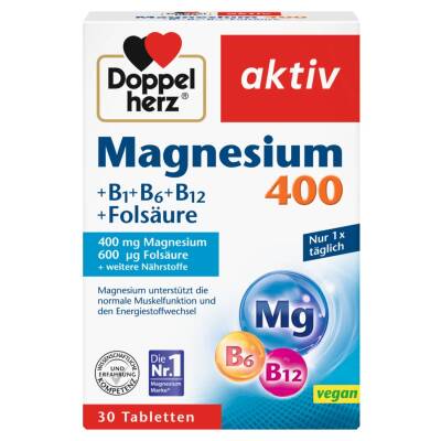 DOPPEL HERZ MG+FOL+.B6+B12+B1 N30 TAB - 